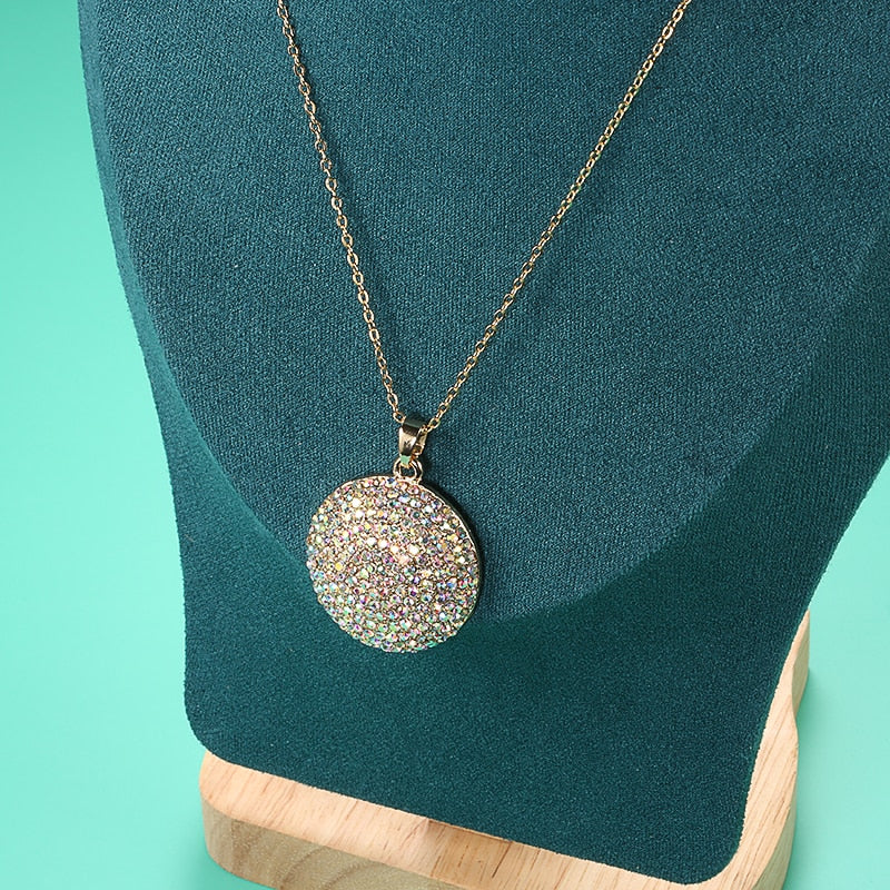 Big Pendant Necklace - Gold Color