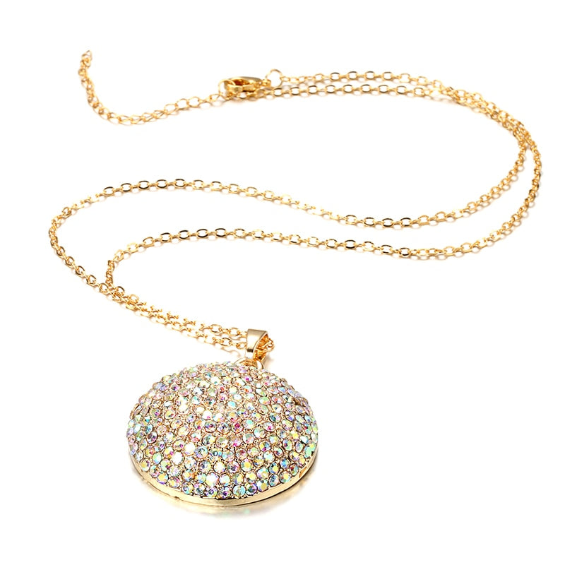 Big Pendant Necklace - Gold Color