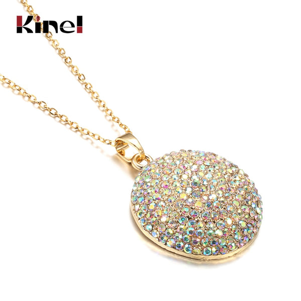 Big Pendant Necklace - Gold Color