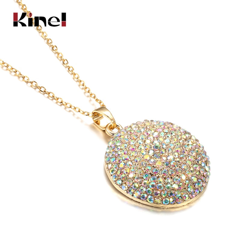 Big Pendant Necklace - Gold Color