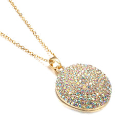 Big Pendant Necklace - Gold Color