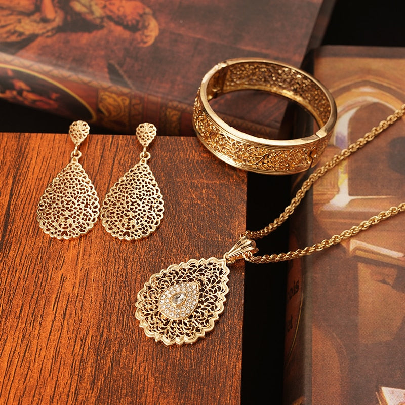 Jewelry Trendy Moroccan Set - Gold